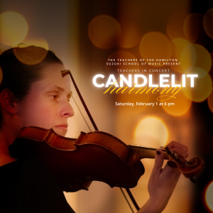 Teacher in Concert: Candlelit Harmony